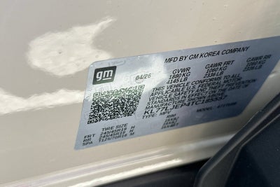 2026 Chevrolet Trax 2RS