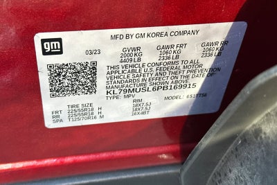 2023 Chevrolet Trailblazer RS