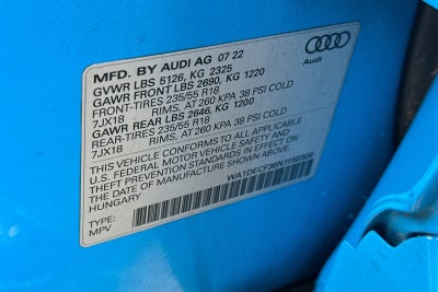 2022 Audi Q3 S line Premium