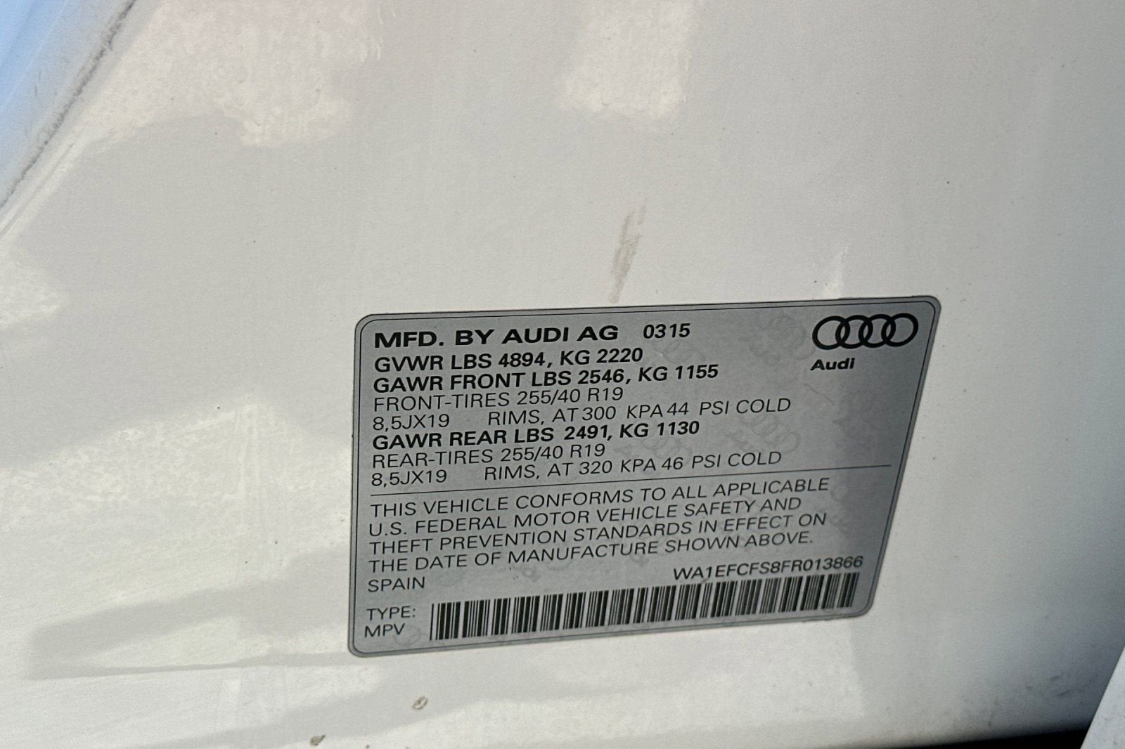 2015 Audi Q3 2.0T Premium Plus