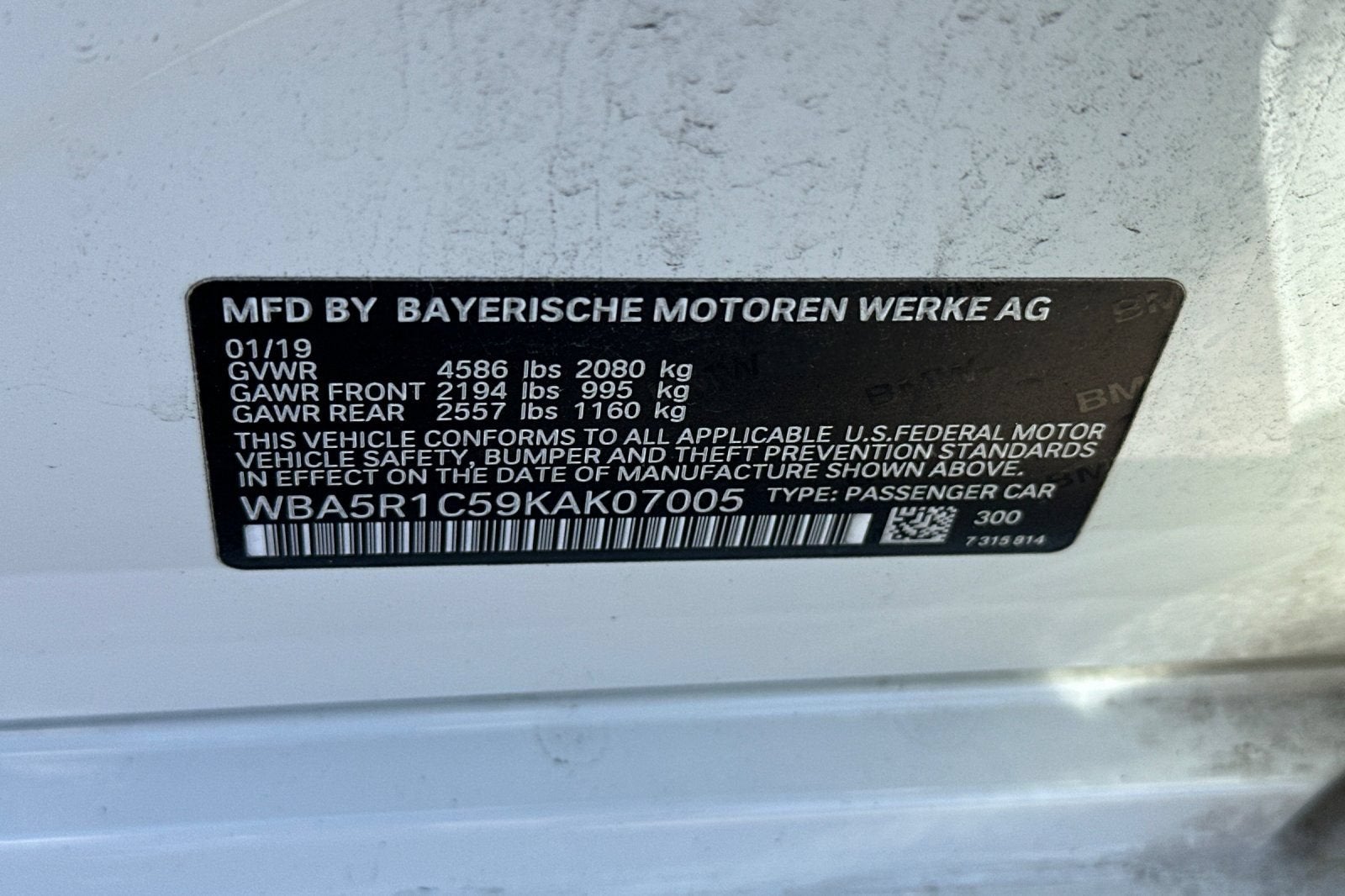 2019 BMW 3 Series 330i