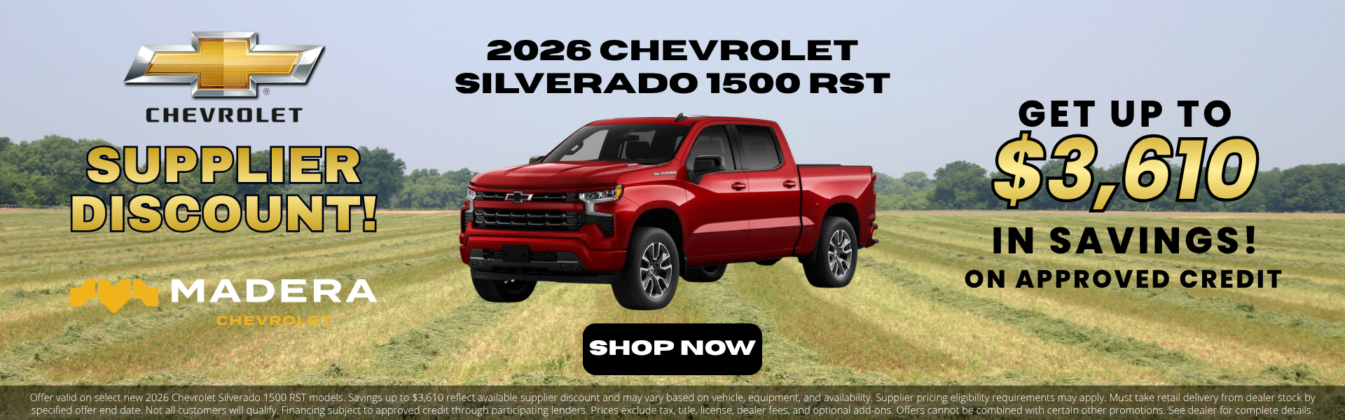 2026 Chevrolet Silverado 1500 RST